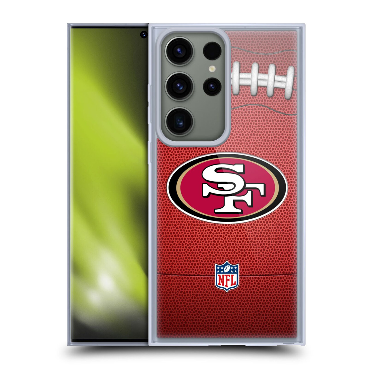 Head Case Designs NFL San Francisco 49ers Graphics Football Soft Gel Case for Samsung Galaxy S23 Ultra 5G