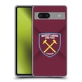 thumbnail image 1 of Head Case Designs Officially Licensed West Ham United FC Crest Gradient Soft Gel Case Compatible with Google Pixel 7a, 1 of 7