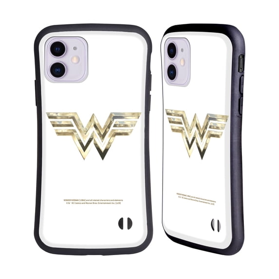 Head Case Designs Officially Licensed Wonder Woman 1984 Logo Art Gold Hybrid Case Compatible with Apple iPhone 11