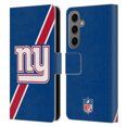 thumbnail image 1 of Head Case Designs NFL New York Giants Logo Stripes Leather Book Wallet Case Cover For Samsung Galaxy S25, 1 of 6