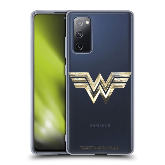 Head Case Designs Officially Licensed Wonder Woman 1984 Logo Art Gold Soft Gel Case Compatible with Samsung Galaxy S20 FE / 5G