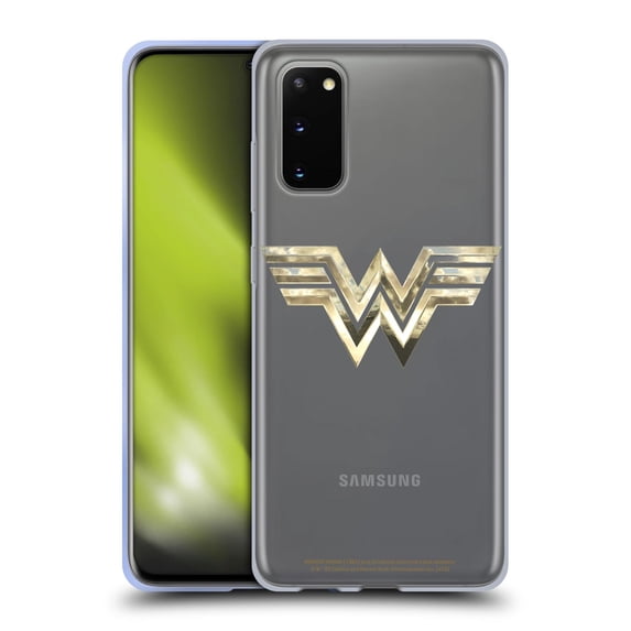 Head Case Designs Officially Licensed Wonder Woman 1984 Logo Art Gold Soft Gel Case Compatible with Samsung Galaxy S20 / S20 5G