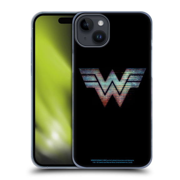 Head Case Designs Officially Licensed Wonder Woman 1984 Logo Art Main Hard Back Case Compatible with Apple iPhone 15 Plus