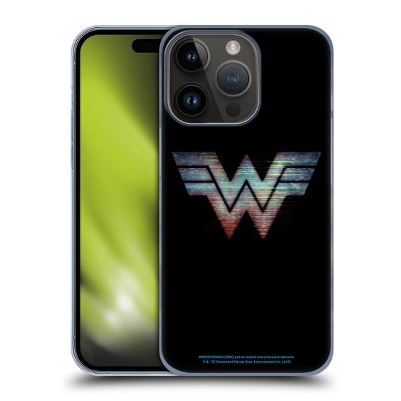 Head Case Designs Officially Licensed Wonder Woman 1984 Logo Art Main Hard Back Case Compatible with Apple iPhone 15 Pro