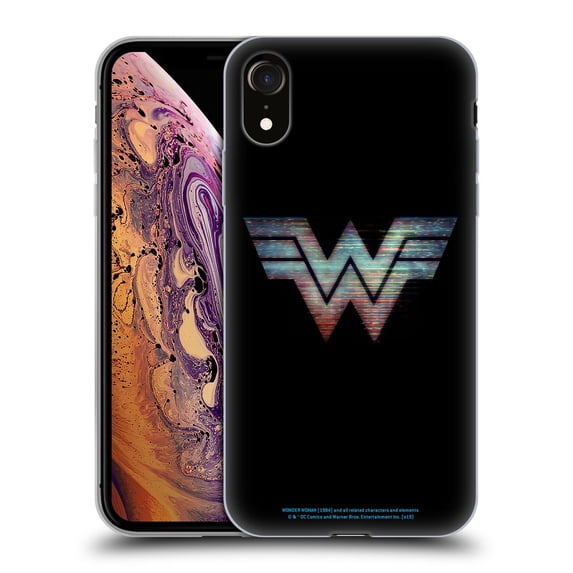 Head Case Designs Officially Licensed Wonder Woman 1984 Logo Art Main Soft Gel Case Compatible with Apple iPhone XR