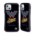 thumbnail image 1 of Head Case Designs Officially Licensed Wonder Woman 1984 Logo Art Neon Hybrid Case Compatible with Apple iPhone 14, 1 of 7