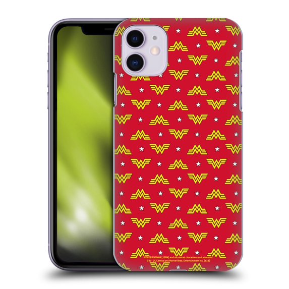 Head Case Designs Officially Licensed Wonder Woman 1984 Logo Art Retro Pattern Hard Back Case Compatible with Apple iPhone 11