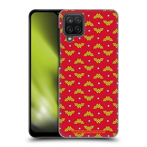 Head Case Designs Officially Licensed Wonder Woman 1984 Logo Art Retro Pattern Hard Back Case Compatible with Samsung Galaxy A12 (2020)