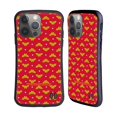thumbnail image 1 of Head Case Designs Officially Licensed Wonder Woman 1984 Logo Art Retro Pattern Hybrid Case Compatible with Apple iPhone 14 Pro, 1 of 7
