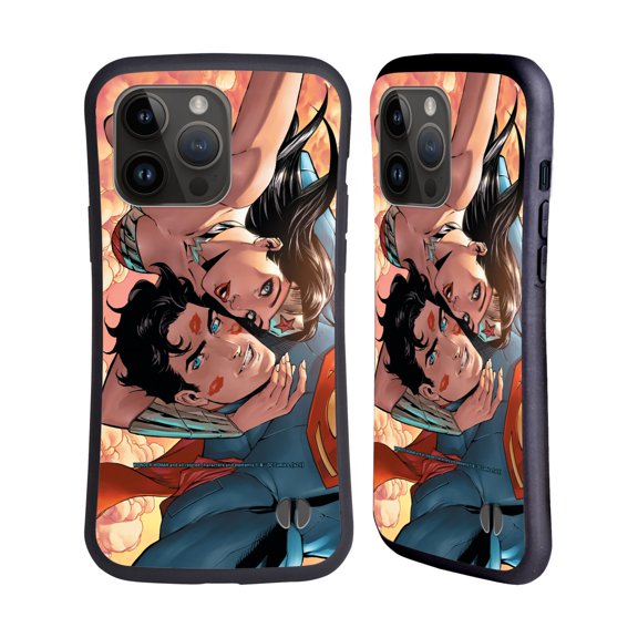 Head Case Designs Officially Licensed Wonder Woman DC Comics Comic Book Cover Superman #11 Hybrid Case Compatible with Apple iPhone 15 Pro Max