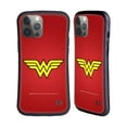 thumbnail image 1 of Head Case Designs Officially Licensed Wonder Woman DC Comics Logos Classic Hybrid Case Compatible with Apple iPhone 14 Pro Max, 1 of 7