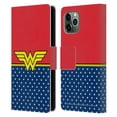 thumbnail image 1 of Head Case Designs Officially Licensed Wonder Woman DC Comics Logos Costume Leather Book Wallet Case Cover Compatible with Apple iPhone 11 Pro, 1 of 6