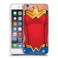thumbnail image 1 of Head Case Designs Officially Licensed Wonder Woman DC Comics Logos Costume Soft Gel Case Compatible with Apple iPhone 6 Plus / iPhone 6s Plus, 1 of 7