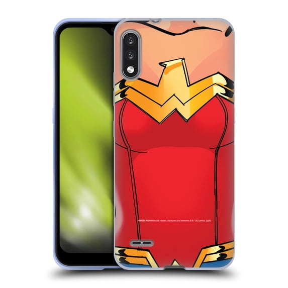Head Case Designs Officially Licensed Wonder Woman DC Comics Logos Costume Soft Gel Case Compatible with LG LG K22