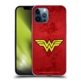 thumbnail image 1 of Head Case Designs Officially Licensed Wonder Woman DC Comics Logos Distressed Look Soft Gel Case Compatible with Apple iPhone 12 Pro Max, 1 of 7