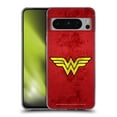 thumbnail image 1 of Head Case Designs Officially Licensed Wonder Woman DC Comics Logos Distressed Look Soft Gel Case Compatible with Google Pixel 8 Pro, 1 of 7