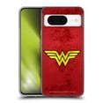 thumbnail image 1 of Head Case Designs Officially Licensed Wonder Woman DC Comics Logos Distressed Look Soft Gel Case Compatible with Google Pixel 8, 1 of 7