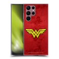 thumbnail image 1 of Head Case Designs Officially Licensed Wonder Woman DC Comics Logos Distressed Look Soft Gel Case Compatible with Samsung Galaxy S22 Ultra 5G, 1 of 7