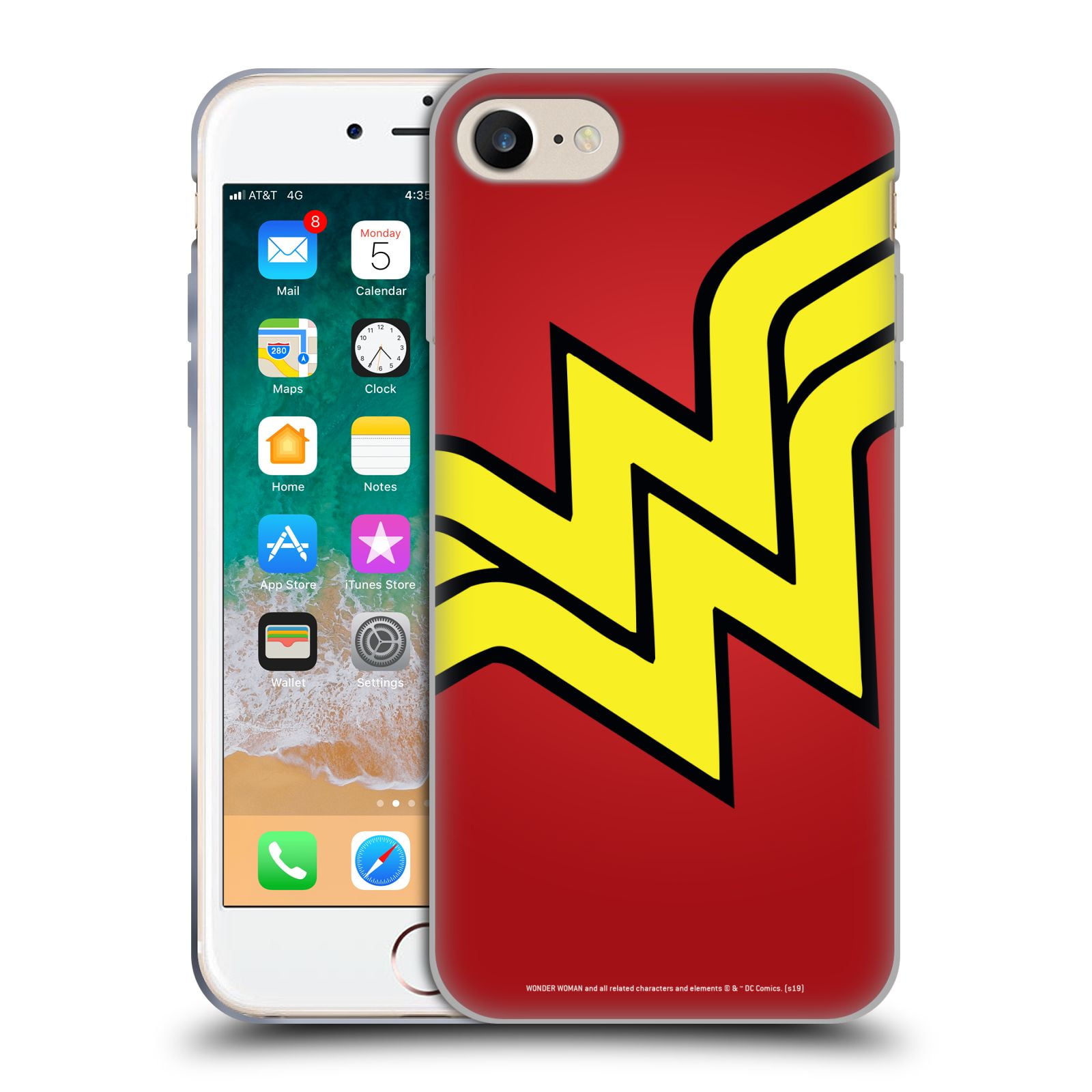 Head Case Designs Licenza Ufficiale Wonder Woman DC Comics Tipografia Arte Grafico Custodia in Gel [Protezione di Grado Militare] Compatibile con Samsung Galaxy S22+ 5G E Compatibile con MagSafe