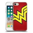 thumbnail image 1 of Head Case Designs Officially Licensed Wonder Woman DC Comics Logos Oversized Soft Gel Case Compatible with Apple iPhone 7 / 8 / SE 2020 & 2022, 1 of 7