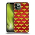 thumbnail image 1 of Head Case Designs Officially Licensed Wonder Woman DC Comics Logos Pattern Soft Gel Case Compatible with Apple iPhone 11 Pro, 1 of 7