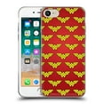 thumbnail image 1 of Head Case Designs Officially Licensed Wonder Woman DC Comics Logos Pattern Soft Gel Case Compatible with Apple iPhone 7 / 8 / SE 2020 & 2022, 1 of 7
