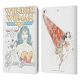 thumbnail image 1 of Head Case Designs Officially Licensed Wonder Woman DC Comics Vintage Art White Leather Book Wallet Case Cover Compatible with Apple iPad 9.7 2017 / iPad 9.7 2018, 1 of 6