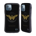 thumbnail image 1 of Head Case Designs Officially Licensed Wonder Woman Movie Logos Distressed Look Hybrid Case Compatible with Apple iPhone 13, 1 of 7