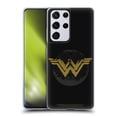 thumbnail image 1 of Head Case Designs Officially Licensed Wonder Woman Movie Logos Distressed Look Soft Gel Case Compatible with Samsung Galaxy S21 Ultra 5G, 1 of 7