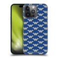thumbnail image 1 of Head Case Designs Officially Licensed Wonder Woman Movie Logos Pattern Hard Back Case Compatible with Apple iPhone 14 Pro, 1 of 7