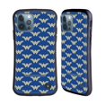 thumbnail image 1 of Head Case Designs Officially Licensed Wonder Woman Movie Logos Pattern Hybrid Case Compatible with Apple iPhone 12 / iPhone 12 Pro, 1 of 7