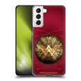 thumbnail image 1 of Head Case Designs Officially Licensed Wonder Woman Movie Logos Shield And Arrows Hard Back Case Compatible with Samsung Galaxy S21 5G, 1 of 7