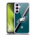 thumbnail image 1 of Head Case Designs NFL Philadelphia Eagles Logo Stripes Soft Gel Case for Samsung Galaxy A35 5G, 1 of 7