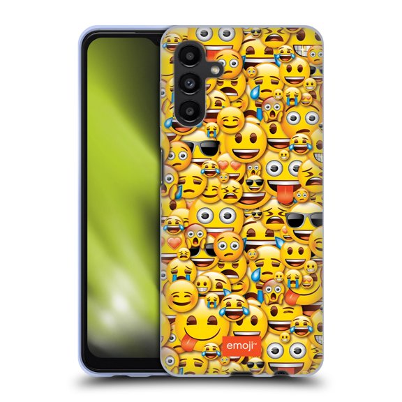 Head Case Designs Officially Licensed emoji® Full Patterns Smileys Soft Gel Case Compatible with Samsung Galaxy A13 5G (2021)