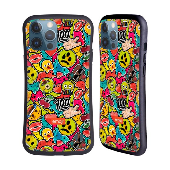 Head Case Designs Officially Licensed emoji® Graffiti Colours Hybrid Case Compatible with Apple iPhone 13 Pro Max
