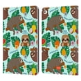 thumbnail image 1 of Head Case Designs Officially Licensed emoji® Sloth Tropical Leather Book Wallet Case Cover Compatible with Apple iPad 9.7 2017 / iPad 9.7 2018, 1 of 6