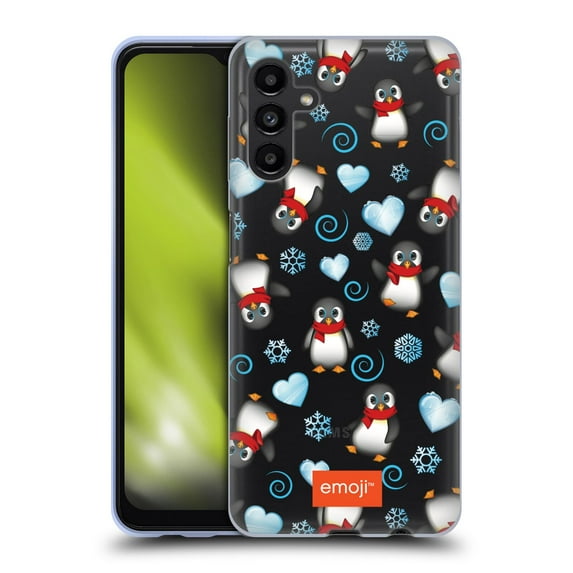 Head Case Designs Officially Licensed emoji® Winter Wonderland Penguins Soft Gel Case Compatible with Samsung Galaxy A13 5G (2021)