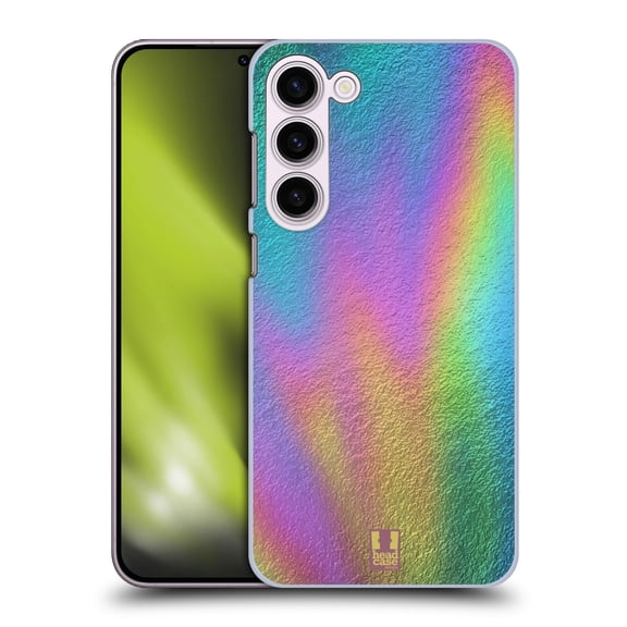 Head Case Designs Oil Slick Prints Foil Hard Back Case Compatible with Samsung Galaxy S23+ 5G