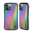 thumbnail image 1 of Head Case Designs Oil Slick Prints Foil Hybrid Case Compatible with Apple iPhone 14 Pro, 1 of 7