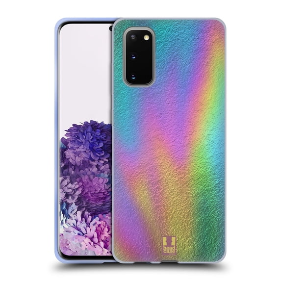 Head Case Designs Oil Slick Prints Foil Soft Gel Case Compatible with Samsung Galaxy S20 / S20 5G