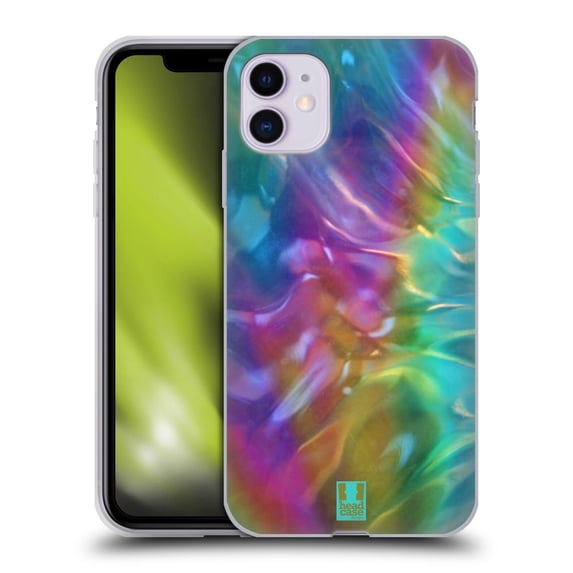 Head Case Designs Oil Slick Prints Reflection Soft Gel Case Compatible with Apple iPhone 11