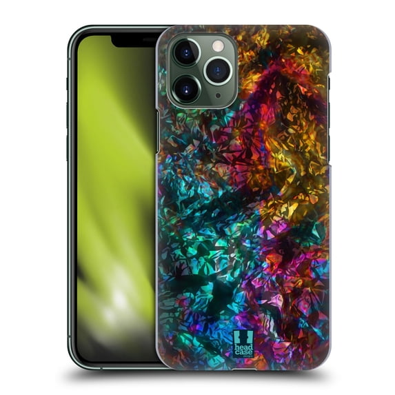 Head Case Designs Oil Slick Prints Rock Hard Back Case Compatible with Apple iPhone 11 Pro