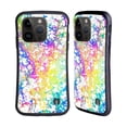 thumbnail image 1 of Head Case Designs Oil Slick Prints Splatter Hybrid Case Compatible with Apple iPhone 15 Pro, 1 of 7