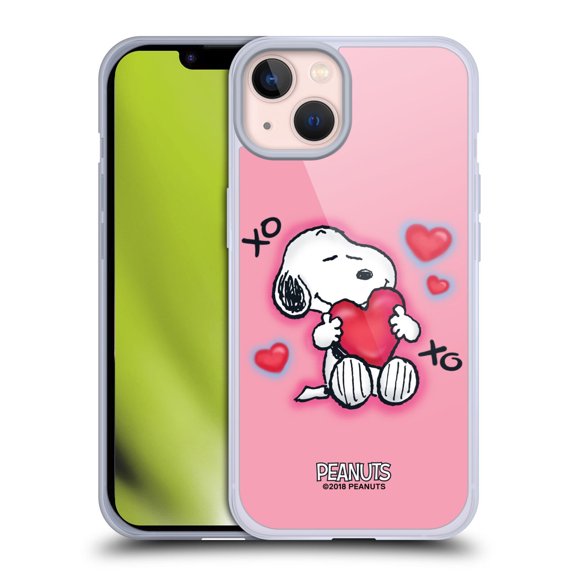 Head Case Designs Peanuts Snoopy Boardwalk Airbrush XOXO Soft Gel Case for Apple iPhone 13