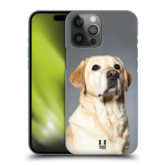 Head Case Designs Popular Dog Breeds Blonde Labrador Retriever Dog Hard Back Case Compatible with Apple iPhone 14 Pro Max
