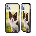 thumbnail image 1 of Head Case Designs Popular Dog Breeds Brown Border Collie In Summer Hybrid Case Compatible with Apple iPhone 14 Plus, 1 of 7