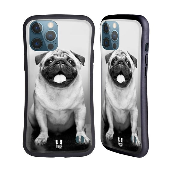 Head Case Designs Popular Dog Breeds Cute Male Pug Hybrid Case Compatible with Apple iPhone 13 Pro Max