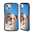 thumbnail image 1 of Head Case Designs Popular Dog Breeds English Bulldog Hybrid Case Compatible with Apple iPhone 14, 1 of 7