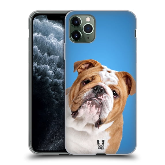 Head Case Designs Popular Dog Breeds English Bulldog Soft Gel Case Compatible with Apple iPhone 11 Pro Max