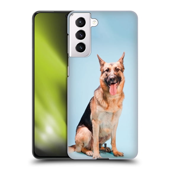 Head Case Designs Popular Dog Breeds German Shepherd Dog Hard Back Case Compatible with Samsung Galaxy S21 5G